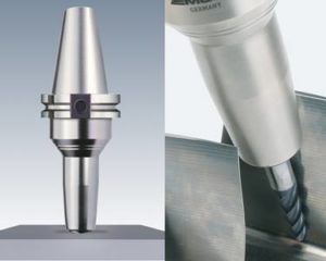 The unique design of the Emuge FPC Chuck provides 100% holding power for maximum rigidity, and the collet-cone assembly absorbs virtually all vibration for maximum dampening.